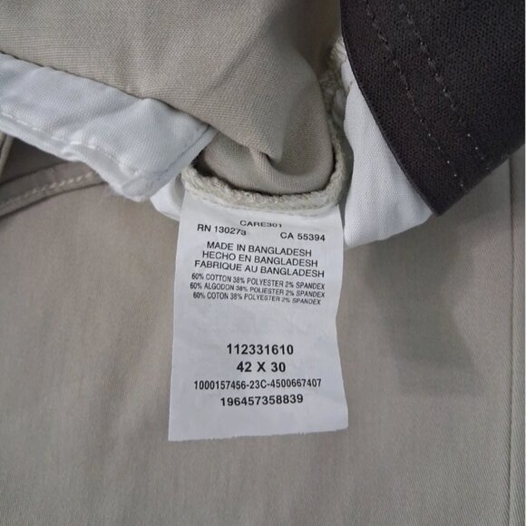 Lee Pants Extreme Motion MVP Mens 42X30 Slim Fit Stretch Khaki Denim - Picture 4 of 9